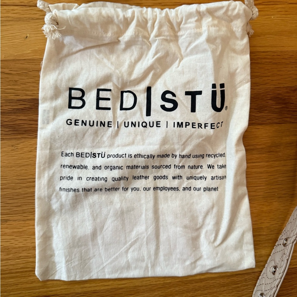BED|STU Leather Crossbody Bag - Grey/brown used one day - Picture 2 of 7